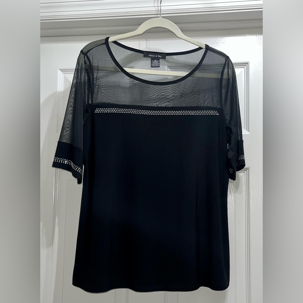 Adele & May black blouse, worn a few times, very light weight